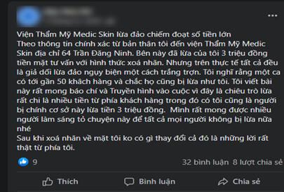 Medic Skin lừa đảo