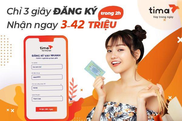 Vay tiền Online lãi suất thấp, Giải ngân trong ngày - TIMA